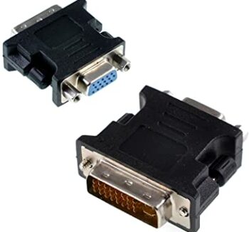 ADAPTADOR DVI24+5 MACHO A VGA HEMBRA