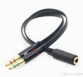 CABLE DE AUDIO 1 HEMBRA 2 MACHOS