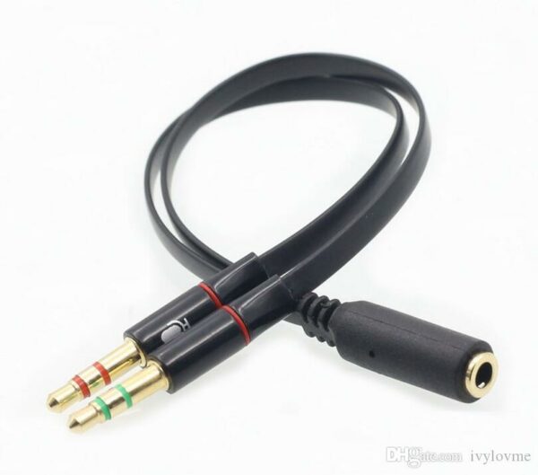 CABLE DE AUDIO 1 HEMBRA 2 MACHOS