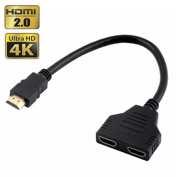 CABLE SPLITER HDMI A 2 HDMI 20 CM