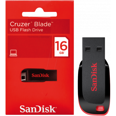 MEMORIA USB 16GB SANDISK CRUZER BLADE