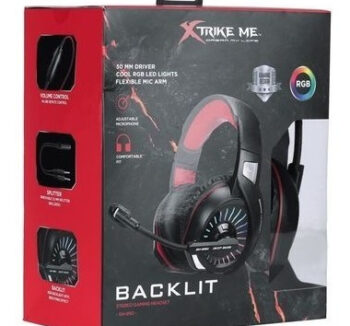 AUDIFONOS GAMING XTRIKE GH-890 LUZ RGB
