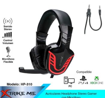 AUDIFONOS GAMING XTRIKE HP-310
