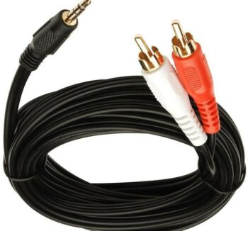 CABLE DE AUDIO 3.5 A 2RCA 10M