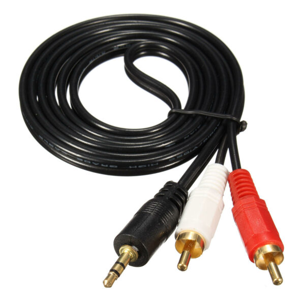 CABLE DE AUDIO 3.5 A 2RCA 5M