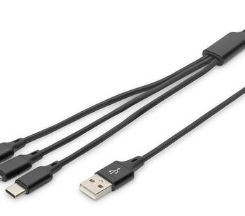 CABLE DE DATOS USB C-MOBILE 3 EN 1 IP-V8-C