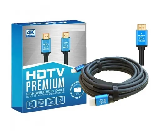 CABLE HDMI A HDMI V2.0 4K 3M CONECTOR AZUL