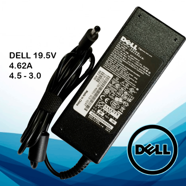 CARGADOR PORTATIL DELL 19.5V 4.62A 4.5*3.0