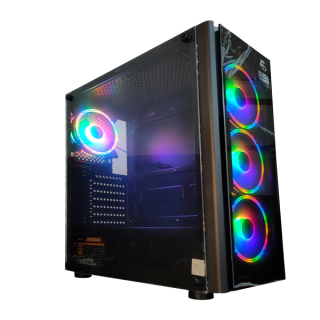 CASE ANERA GAMER AE-GC192-7A RGB 4 VENTILADORES