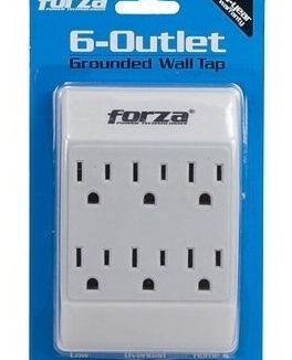 FORZA POWER WALL TAP 6 OUTLETS