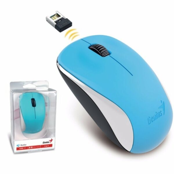 MOUSE GENIUS ECO8100 AZUL WIRELESS RECARGABLE