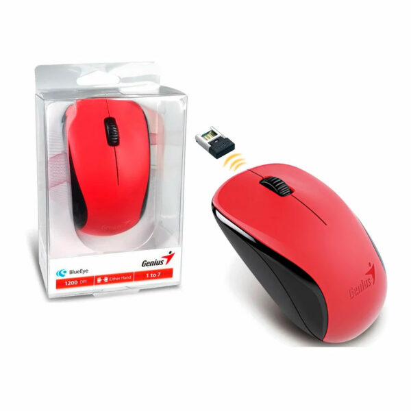 MOUSE GENIUS NX-7000 WIRELESS ROJO