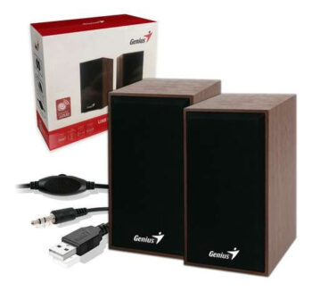 PARLANTES GENIUS SPHF180 USB WOOD