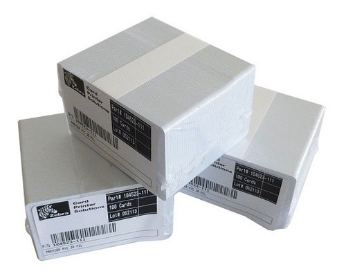 PVC CARDS BLANK WHITE PACK OF 100