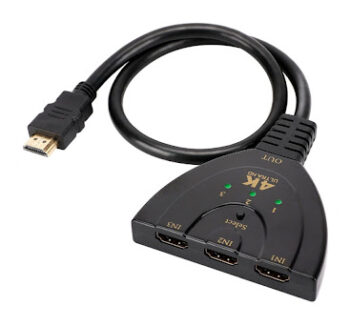 SWITCH HDMI 3 EN 1 4K