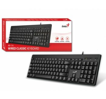 TECLADO GENIUS KB-116 USB BLACK