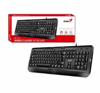 TECLADO GENIUS KB-118 USB BLACK