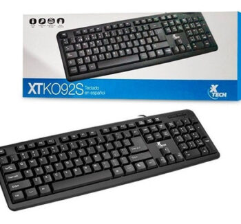 TECLADO XTECH XTK092S USB BLACK