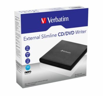DVD WRITER EXTERNO VERBATIM ULTRA SLIM PORTABLE