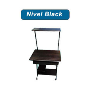 MESA DE VIDRIO TERRAX 1015 BLACK