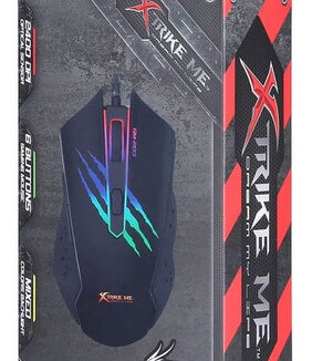 MOUSE GAMING XTRIKE ME GM-203 7 COLORES