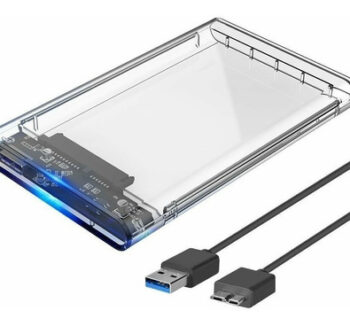 CASE 2.5 USB 3.0 TRANSPARENTE