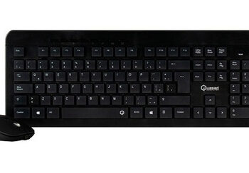 TECLADO QUASAD QC-4583G WIRELESS RECARGABLE BLACK