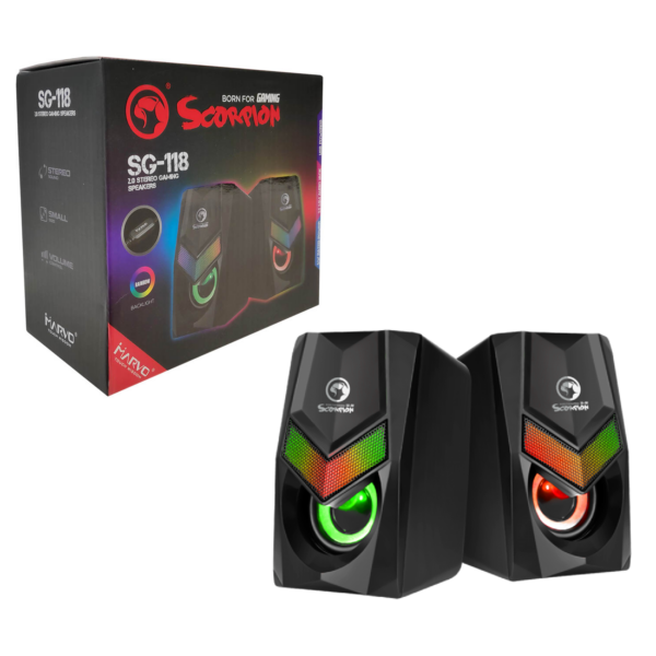 PARLANTES GAMING MARVO SCORPION SG-118 RGB