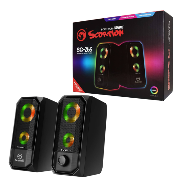 PARLANTES GAMING MARVO SCORPION SG-265 RGB